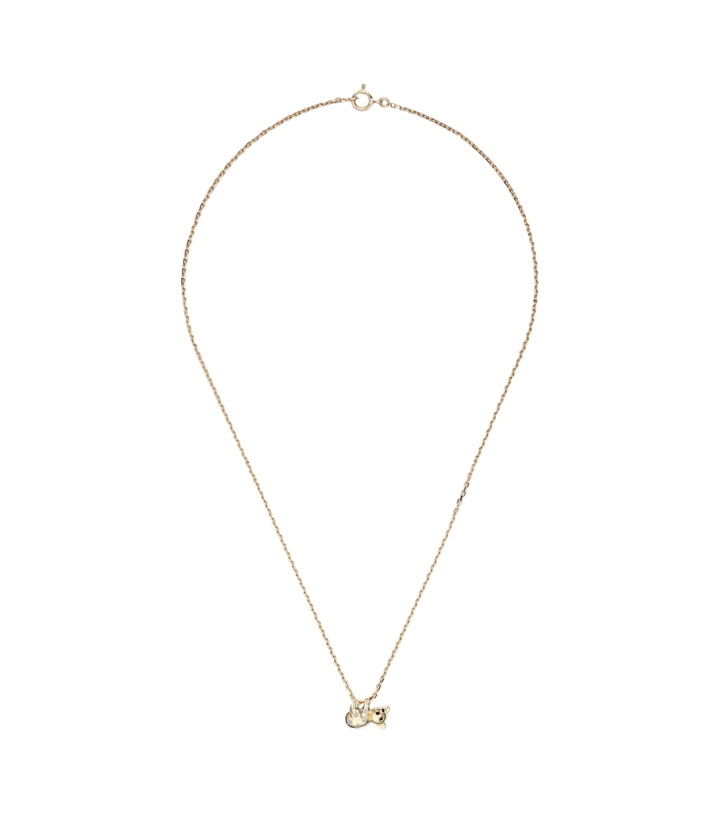 Photo: Yvonne Léon Koala 18kt gold necklace with diamonds and enamel