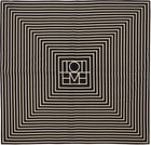 TOTEME Black & Off-White Signature Monogram Silk Scarf