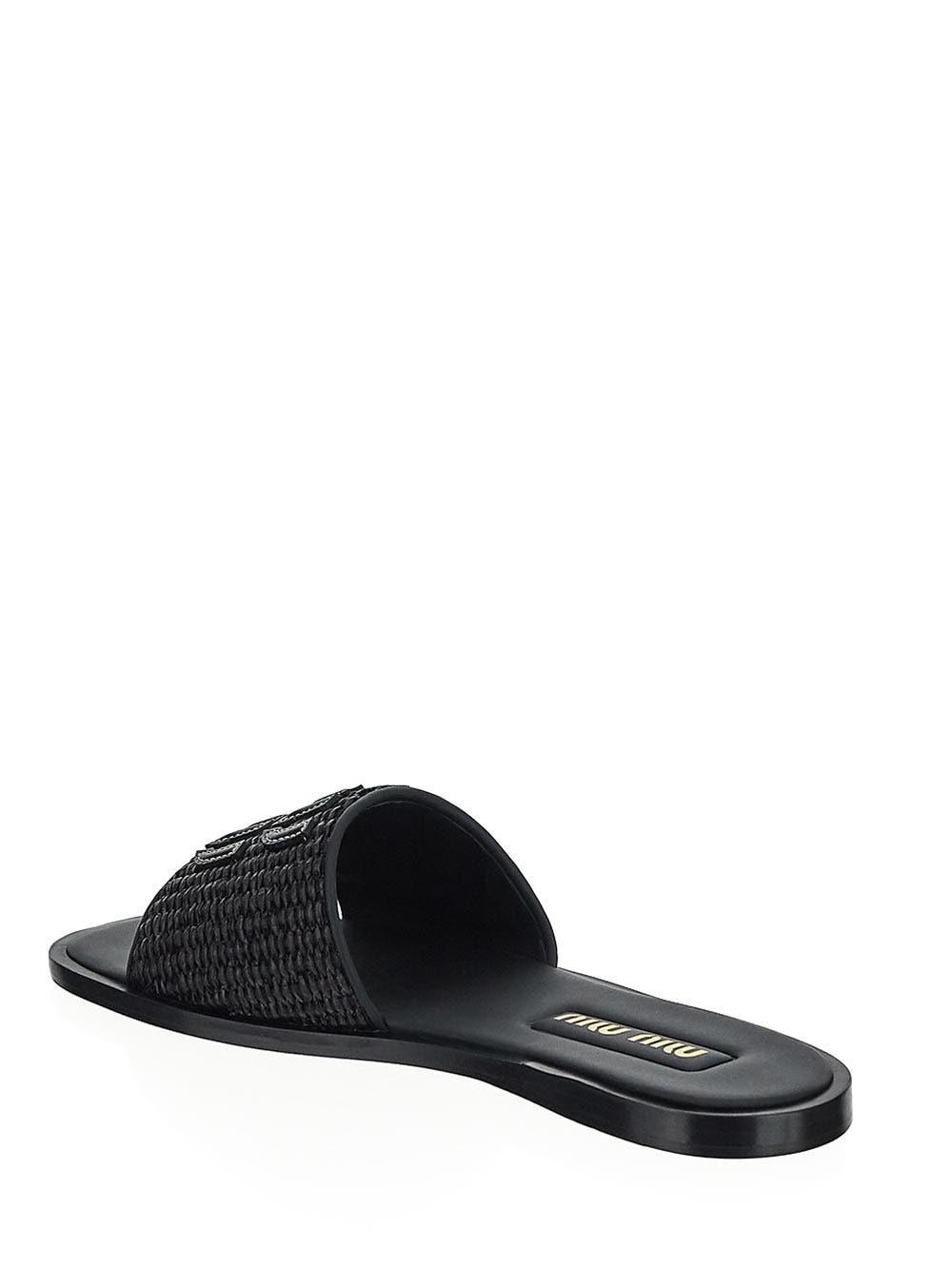 Miu Miu Logo Slipper