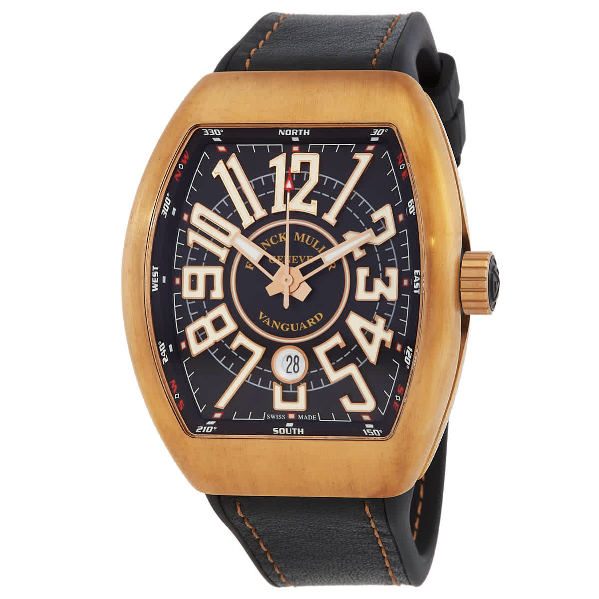 Franck Muller Vanguard Automatic Black Dial Unisex Watch V45SCDTCIR(BZBRNR)-BK