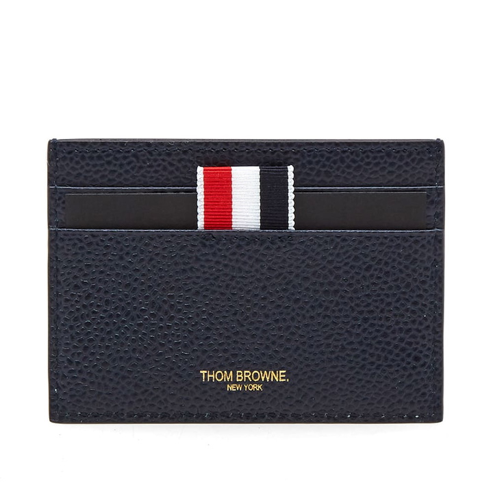 Photo: Thom Browne Four Bar Leather Card Holder