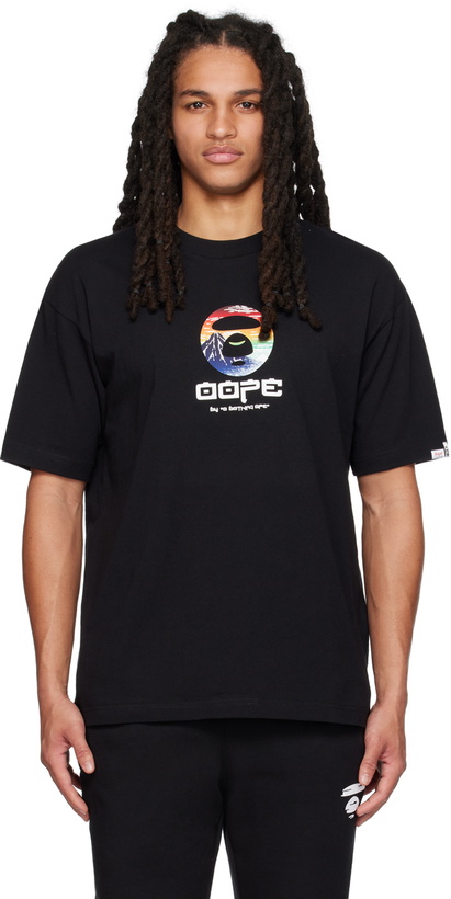 Photo: AAPE by A Bathing Ape Black Theme T-Shirt