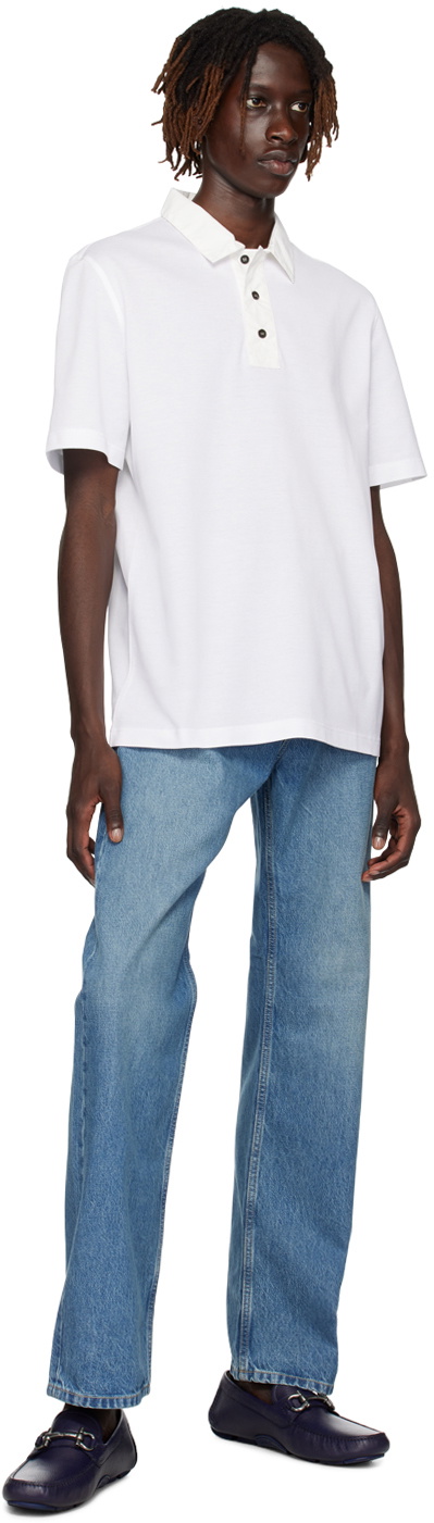 Ferragamo Blue 5 Pocket Jeans