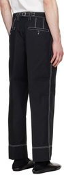 Lanvin Black Workwear Trousers