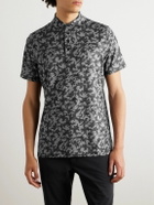 G/FORE - Camouflage-Print Tech-Jersey Polo Shirt - Gray