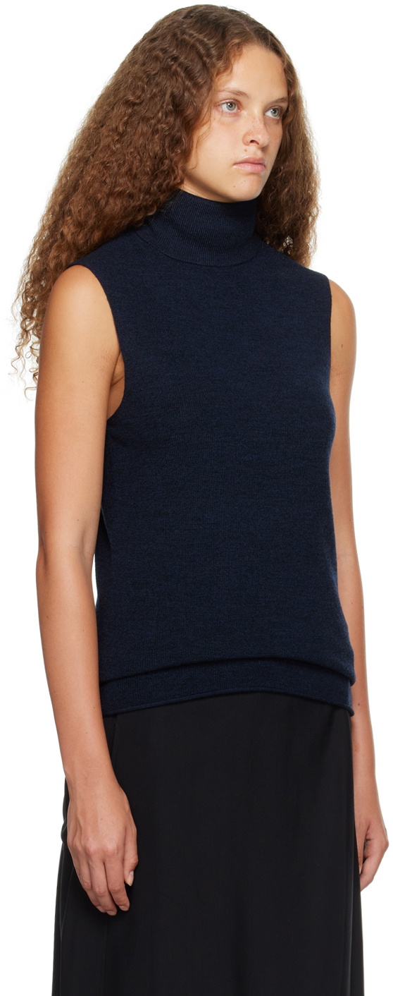 Mark Kenly Domino Tan Studio Navy Kelly Turtleneck