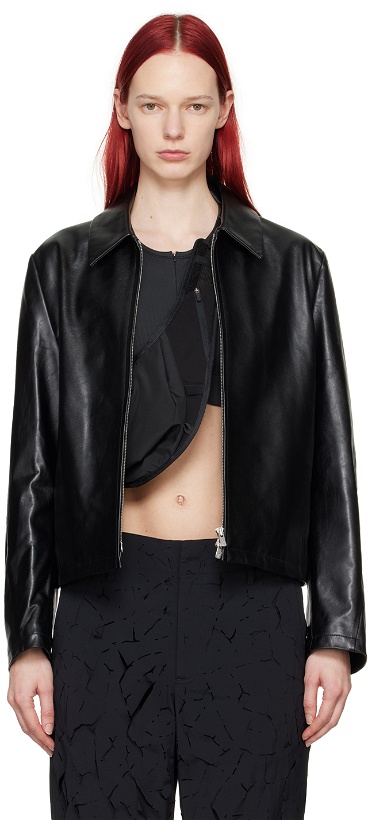 Photo: POST ARCHIVE FACTION (PAF) Black 6.0 Right Leather Jacket
