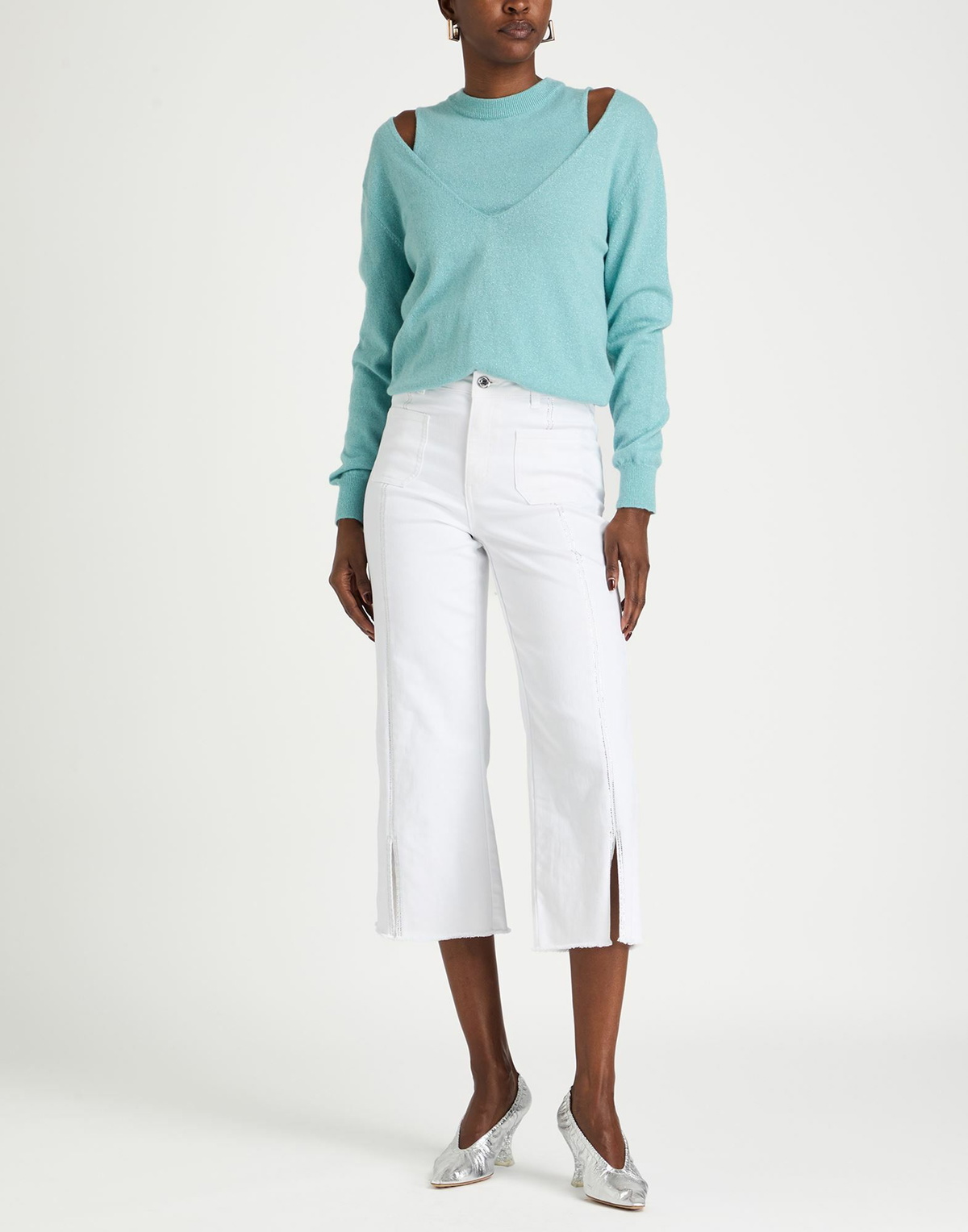 Jucca Womens Twin set Turquoise