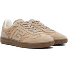 BALMAIN Beige Swan Sneakers