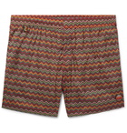 Missoni - Short-Length Printed Swim Shorts - Red