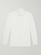 Kiton - Straight Cut Linen Shirt - White