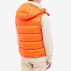 Moncler Men's Bormes Hooded Gilet in Orange