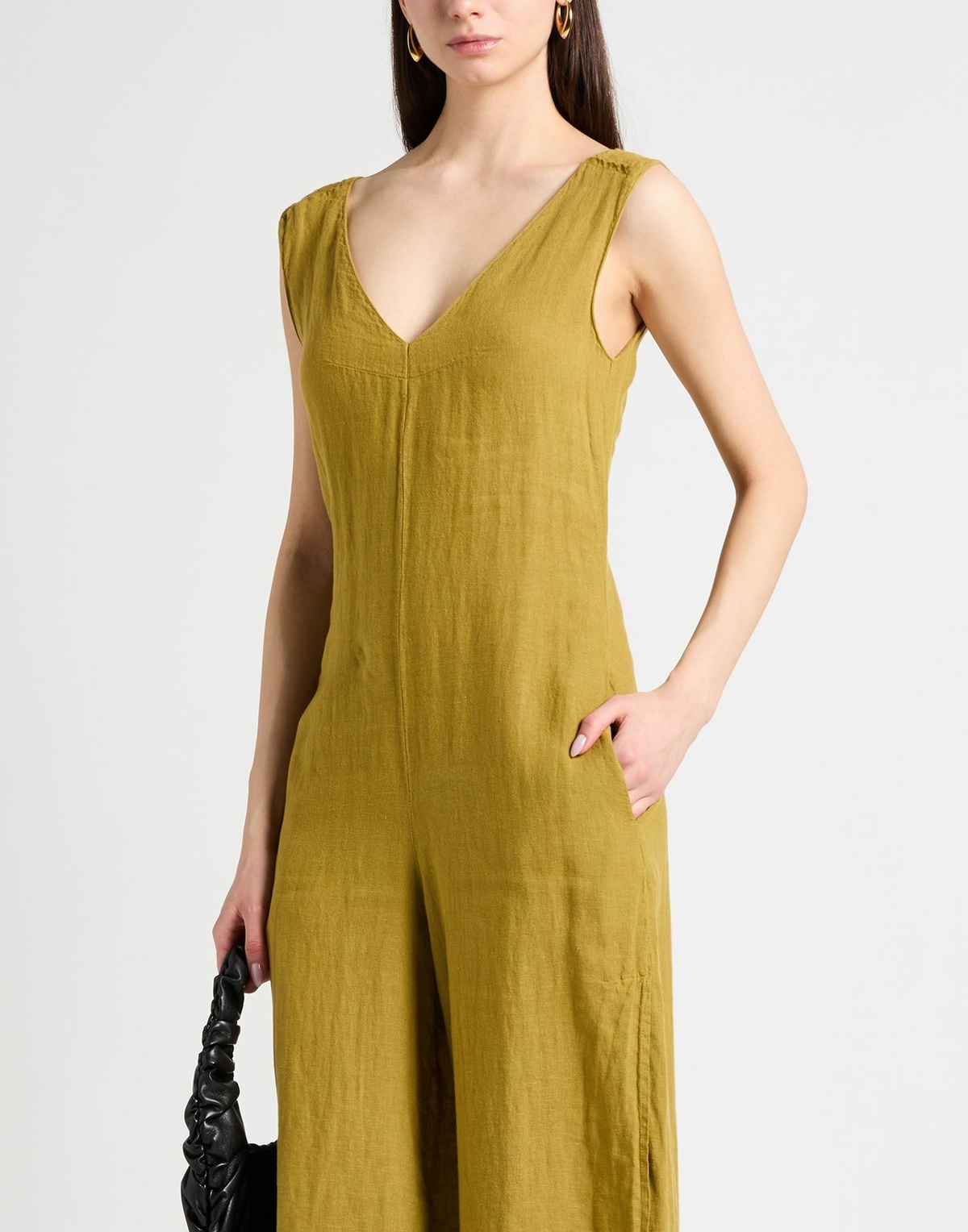 Alessia Santi Womens Jumpsuit Mustard