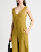 Alessia Santi Womens Jumpsuit Mustard