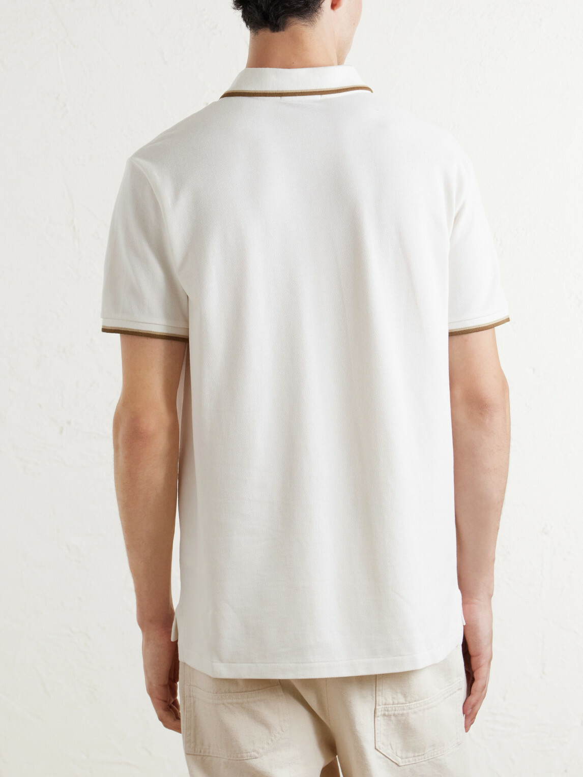 Polo Ralph Lauren - Logo-Embroidered Cotton-Piqué Polo Shirt - Neutrals