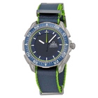 Omega Skywalker X-33 Chronograph Analog Digital Dial Blue and Green Nylon Mens Watch 31892457903001