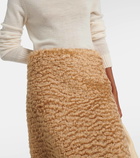 Jil Sander Mohair and cotton skirt