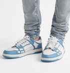 AMIRI - Skel-Top Colour-Block Leather Sneakers - Blue