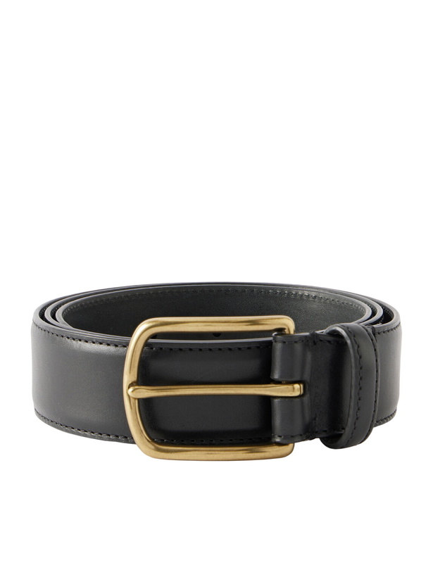 Photo: Officine Creative - 4cm Leather Belt - Black