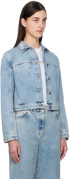 Lanvin Blue Short Denim Jacket