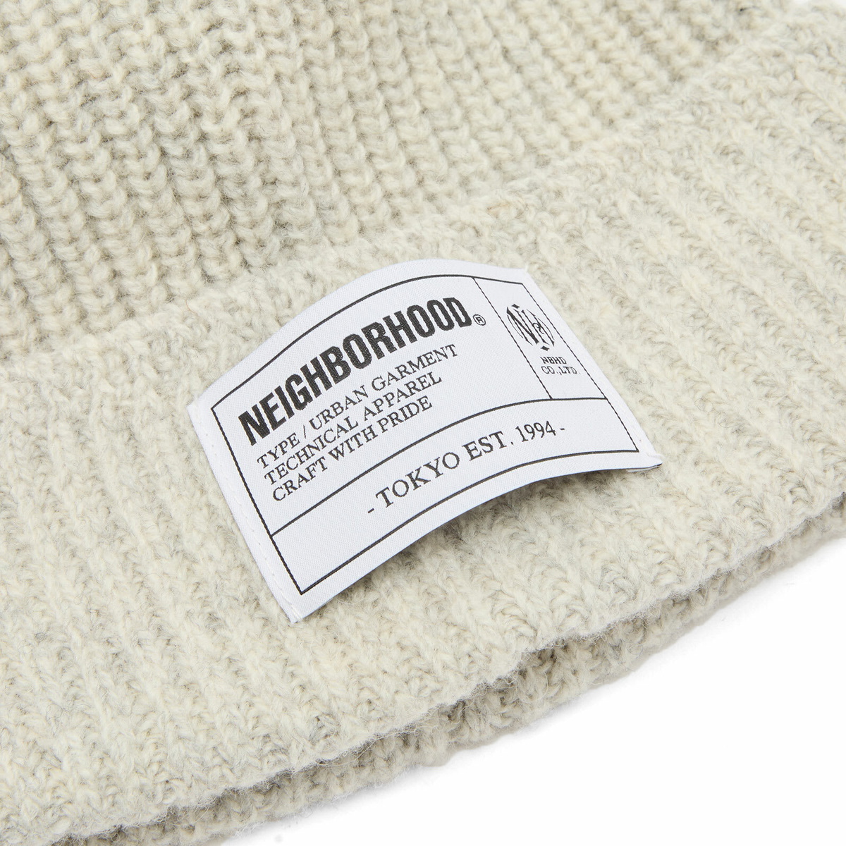 Neighborhood Men's Jp Beanie in Oatmeal 