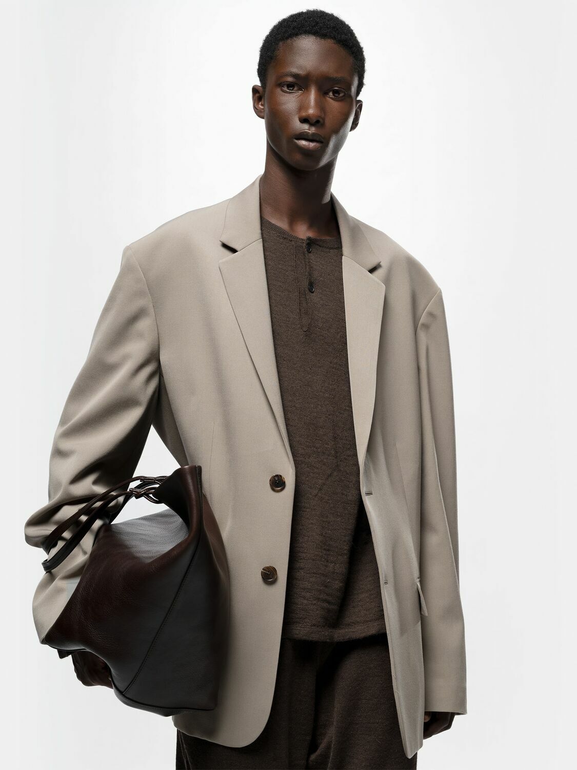THE ROW Ennio Wool & Silk Long Sleeve T-shirt The Row
