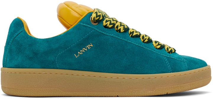 Photo: Lanvin Blue Future Edition Hyper Curb Sneakers