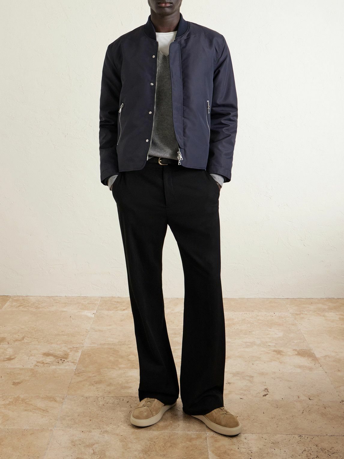 Officine Générale - Manu Cashmere Sweater - Gray