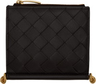 Bottega Veneta Brown Solstice Small Bi-Fold Wallet