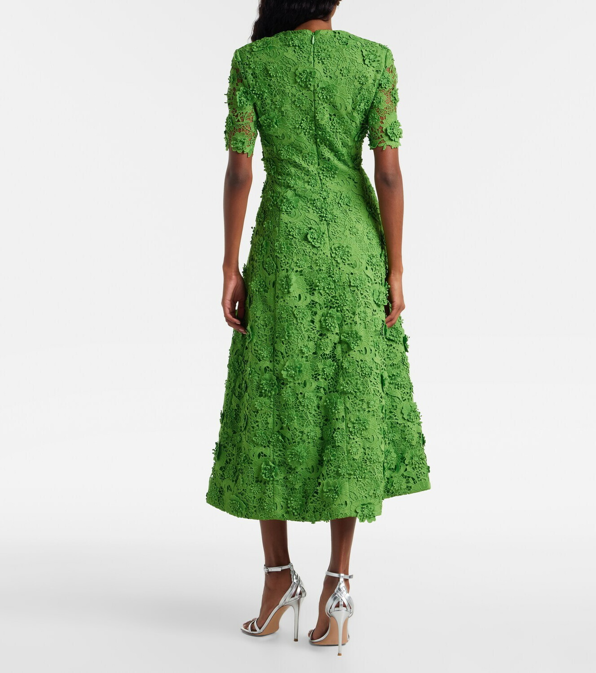Leo Lin Caroline lace midi dress Leo Lin