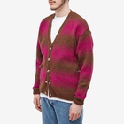 Pop Trading Company Men's Cardigan in Delicioso/Raspberry