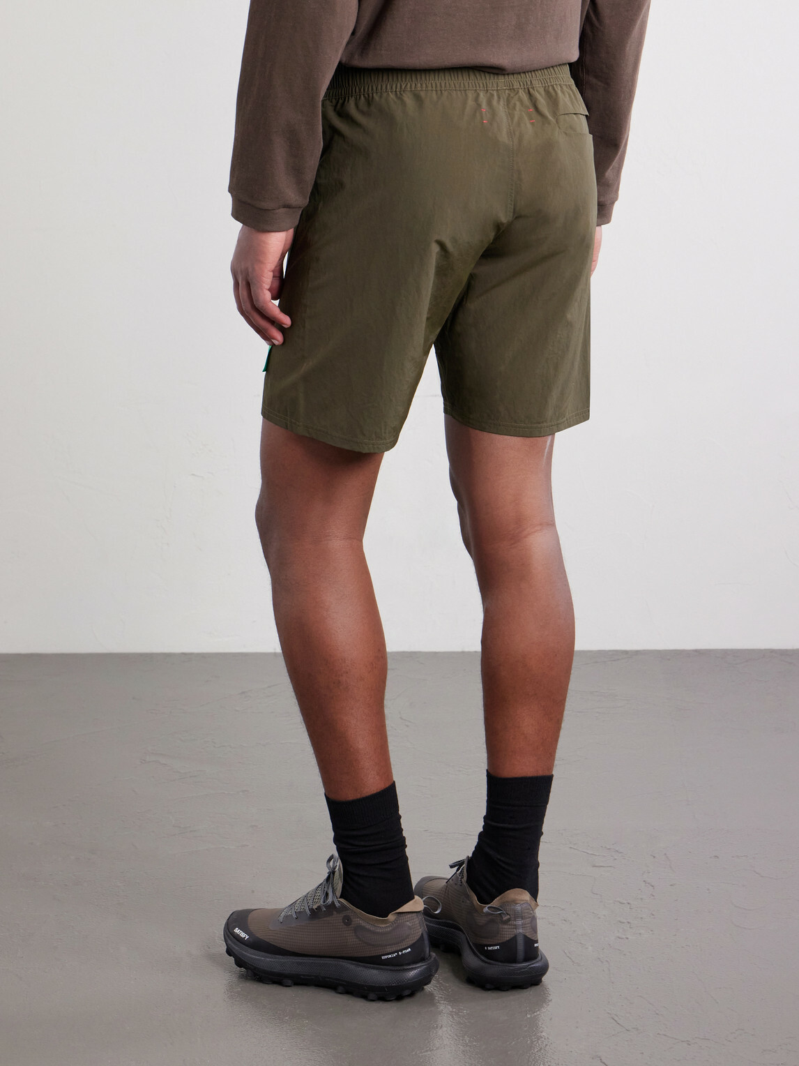 DISTRICT VISION - Taslan Straight-Leg Nylon Shorts - Green