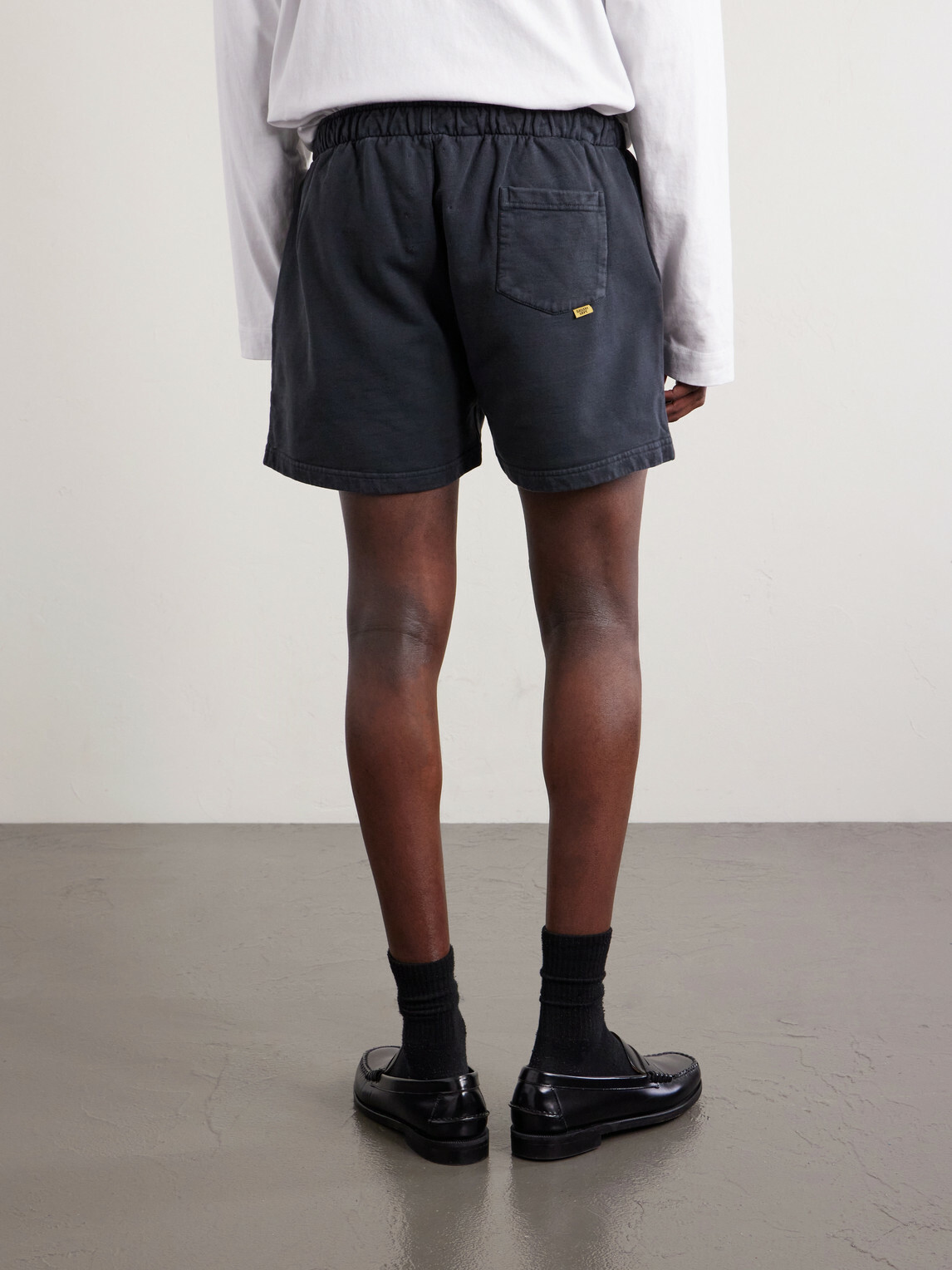 Gallery Dept. - Zuma Straight-Leg Logo-Print Cotton-Jersey Shorts - Black