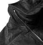 Rick Owens - Mollino Slim-Fit Matte-Leather Biker Jacket - Black