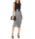 Alexander McQueen Sleeveless wool and cashmere dress