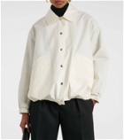 Jil Sander Logo cotton shirt jacket