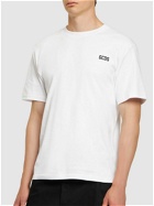 GCDS - Logo Low Band Print Cotton T-shirt