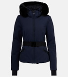 Goldbergh Hida faux fur-trimmed down ski jacket