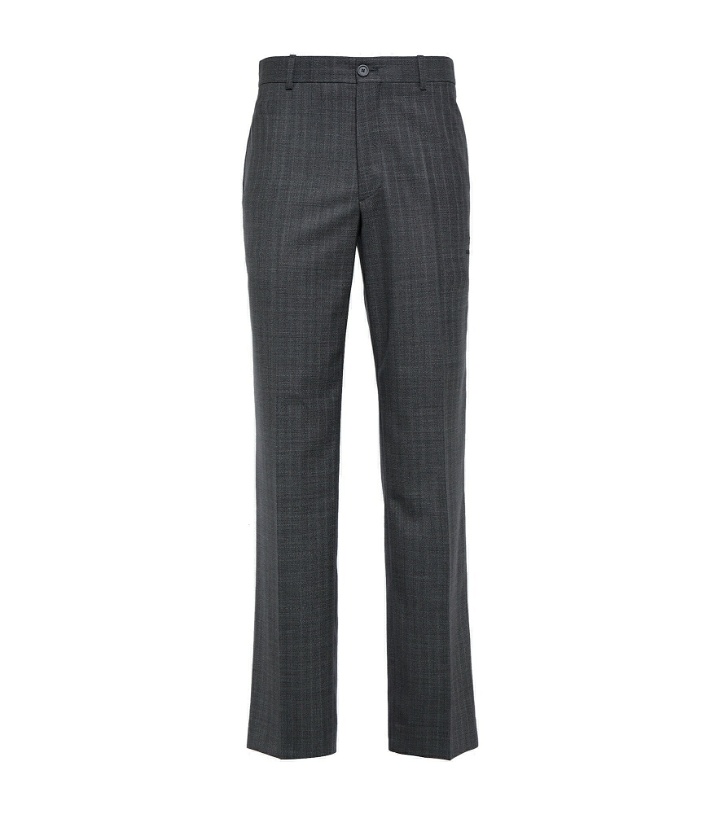 Photo: Balenciaga - Striped wool pants