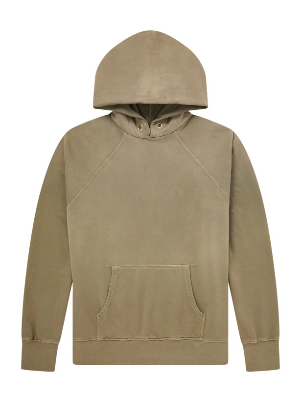 Photo: Les Tien - Cotton-Jersey Hoodie - Green