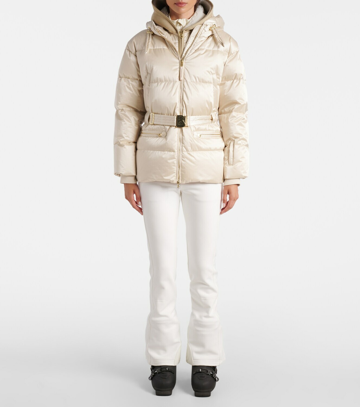 Bogner Lyra belted down ski jacket