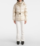 Bogner Lyra belted down ski jacket