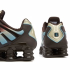 Nike Women's W Shox TL Sneaker in Velvet Brown/Denim/Desert Khaki
