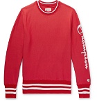 Todd Snyder Champion - Logo-Print Loopback Cotton Jersey Sweatshirt - Red