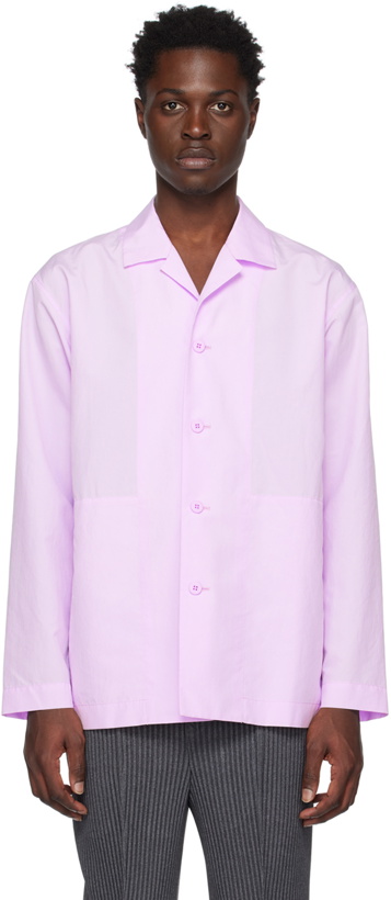 Photo: HOMME PLISSÉ ISSEY MIYAKE Purple Light Shirt