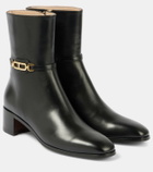 Tom Ford Whitney leather ankle boots