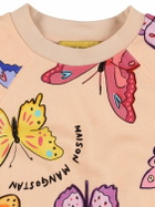 MAISON MANGOSTAN Butterfly Print Cotton Sweatshirt