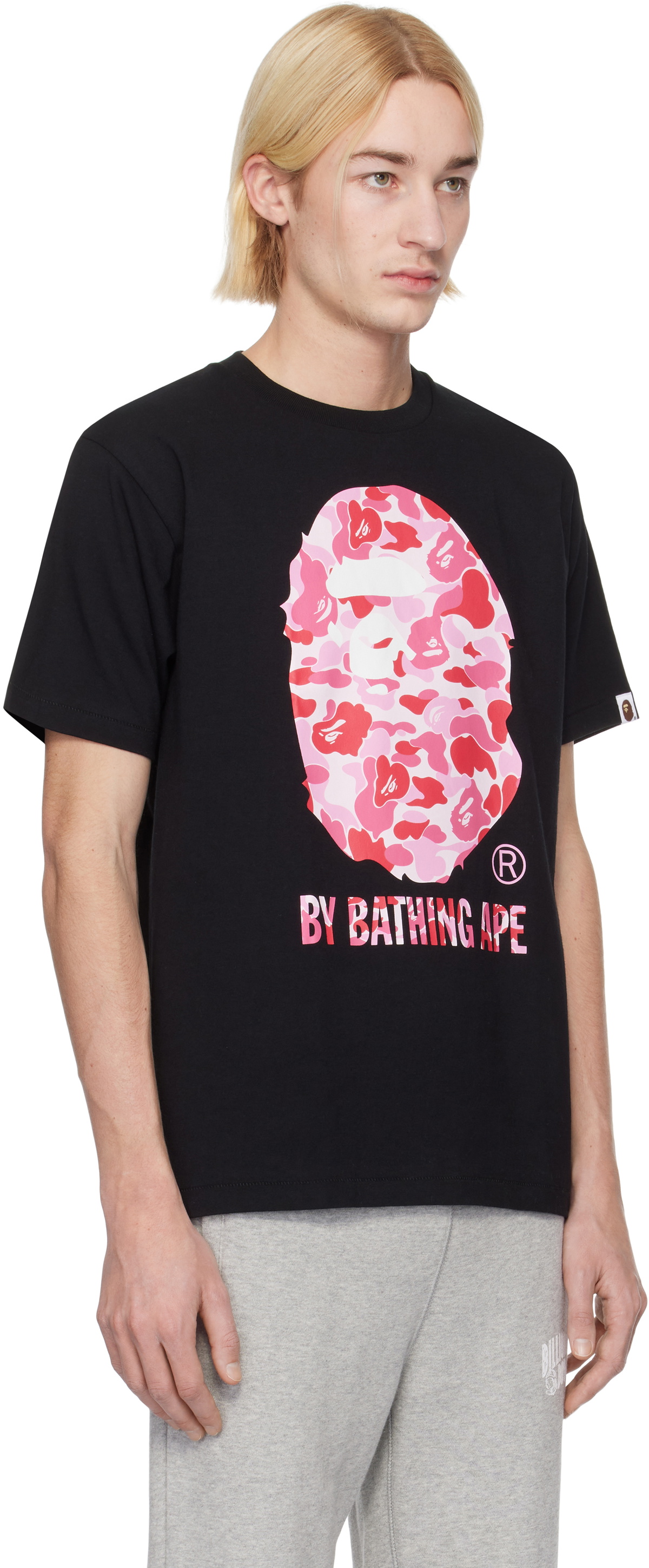 BAPE Black ABC Camo 'By Bathing Ape' T-shirt A Bathing Ape