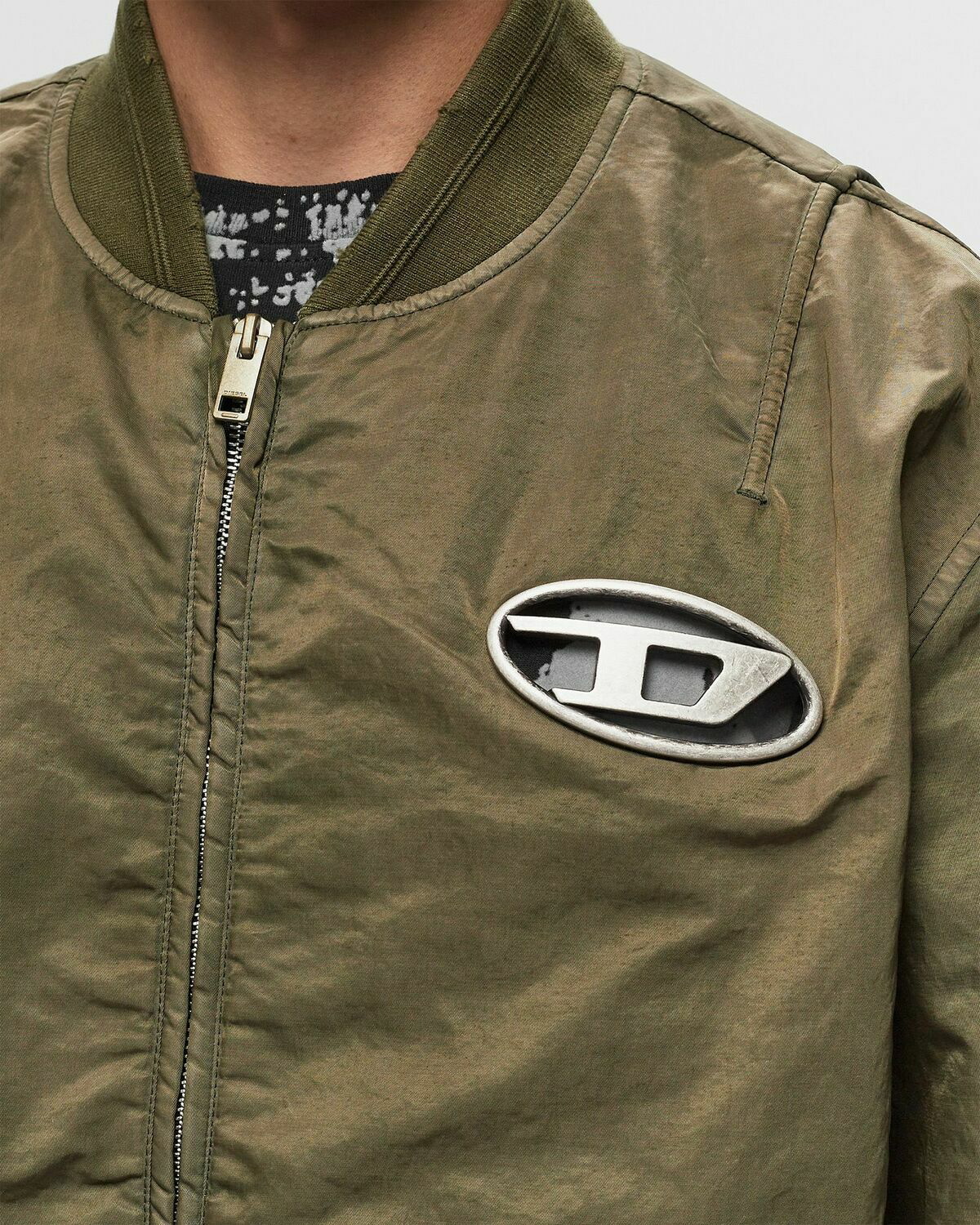 Diesel J Kepes Jacket Green Bomber Jackets Diesel