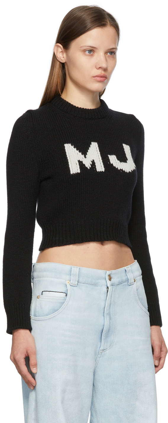 Marc Jacobs Black 'The Shrunken' Sweater Marc Jacobs